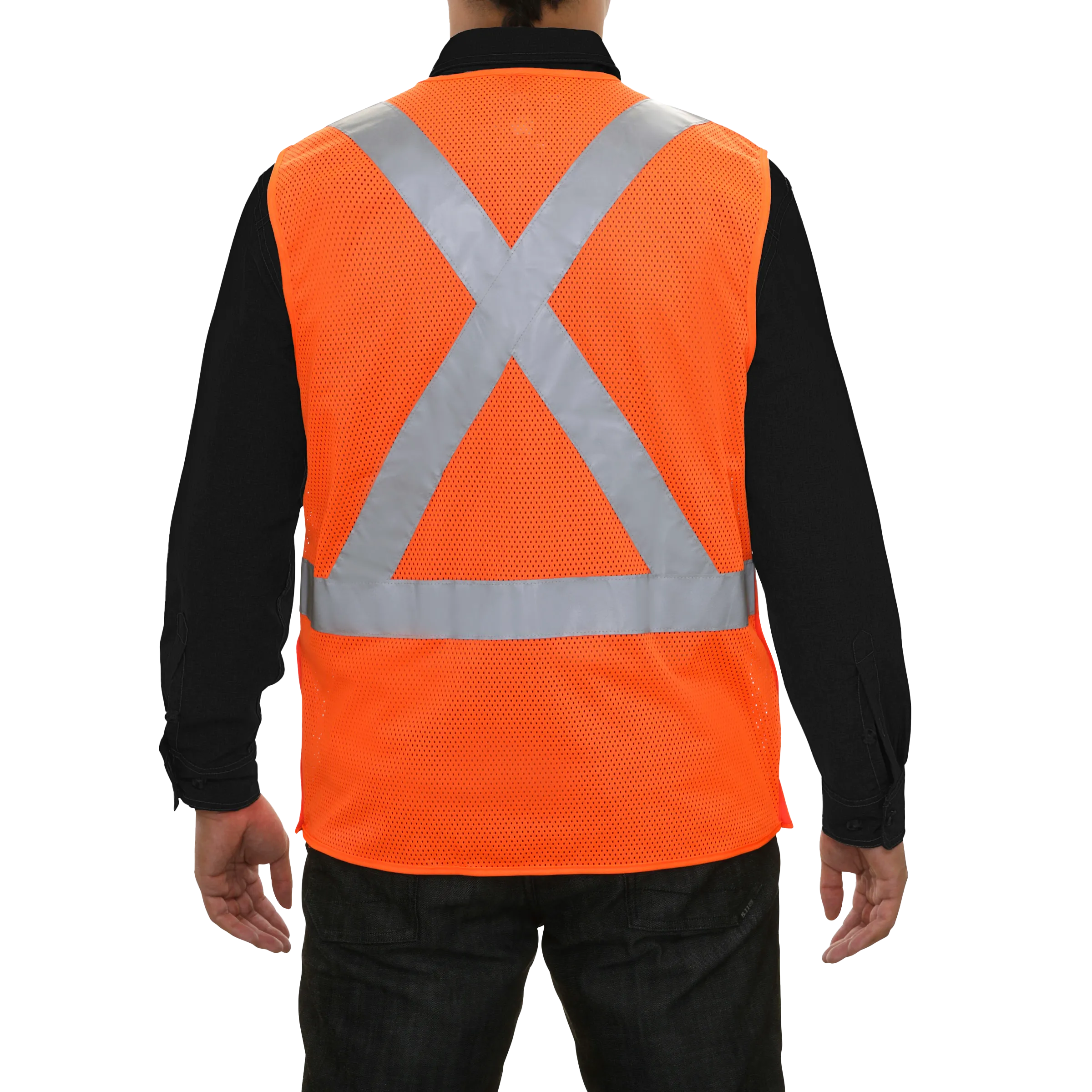 508SXOR 5PT Breakaway X-Back Knit Poly Mesh Vest