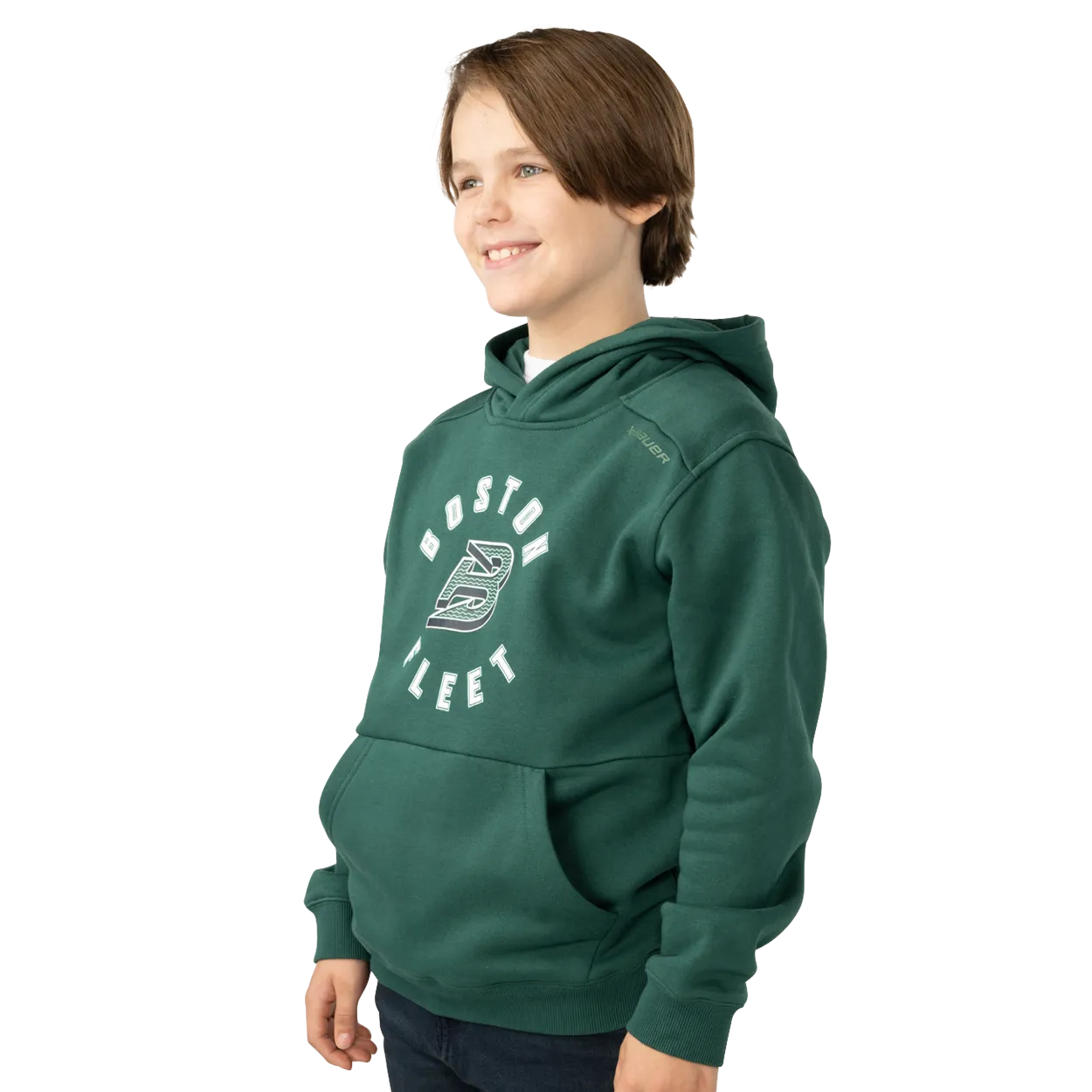 BAUER PWHL TEAM ULTIMATE HOODIE YOUTH BOSTON FLEET