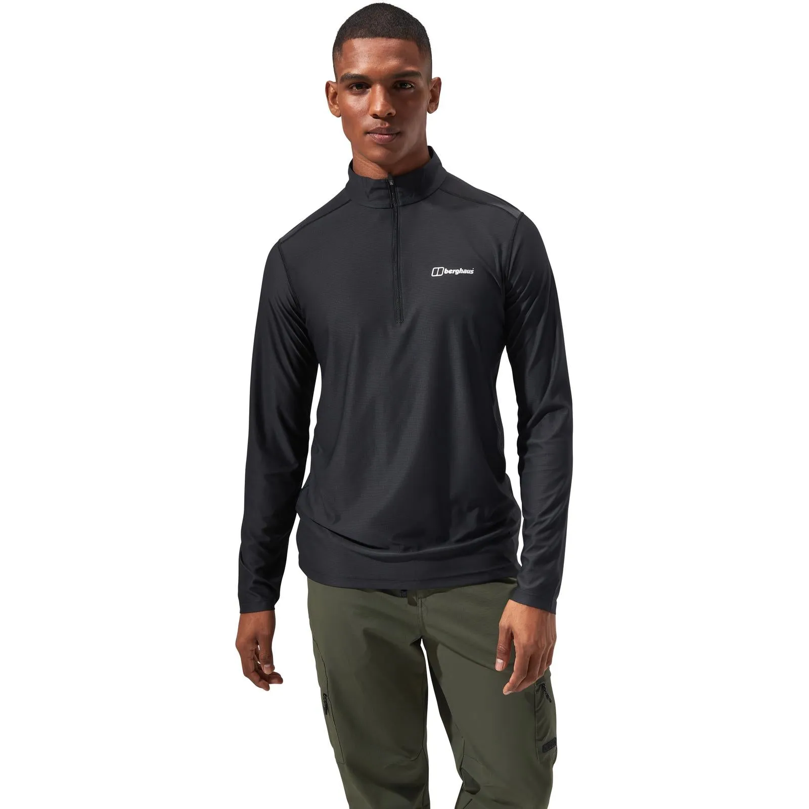 Berghaus Mens 24/7 Long Sleeve Half Zip T-Shirt