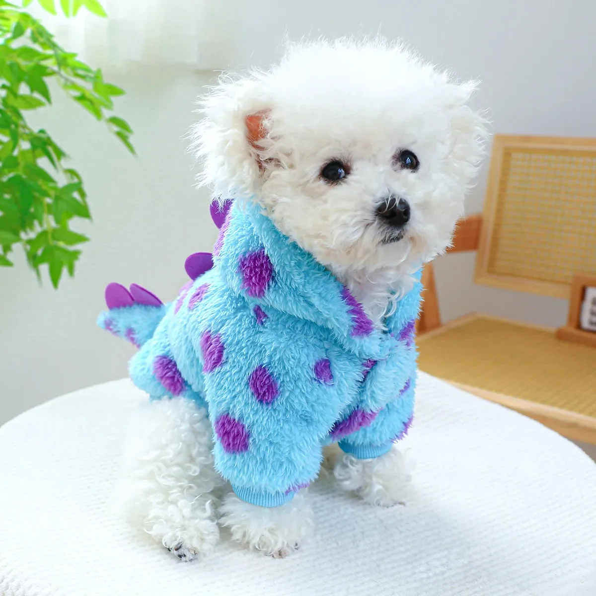 [Best for IG TT] Jurassic Pup Blue Dinosaur Hoodie