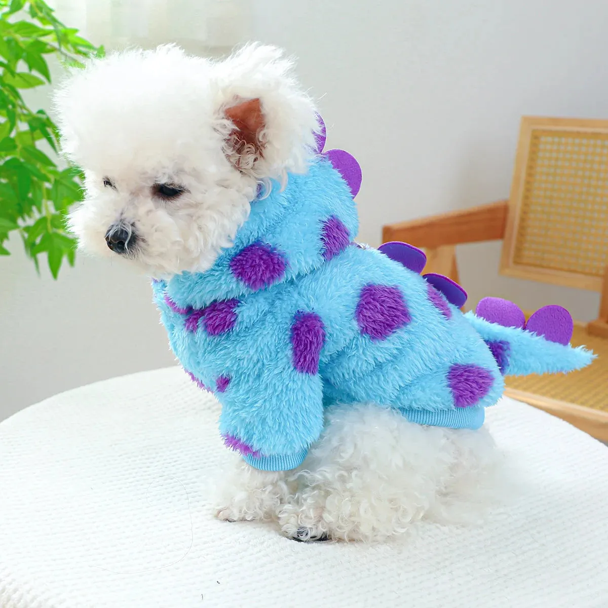 [Best for IG TT] Jurassic Pup Blue Dinosaur Hoodie