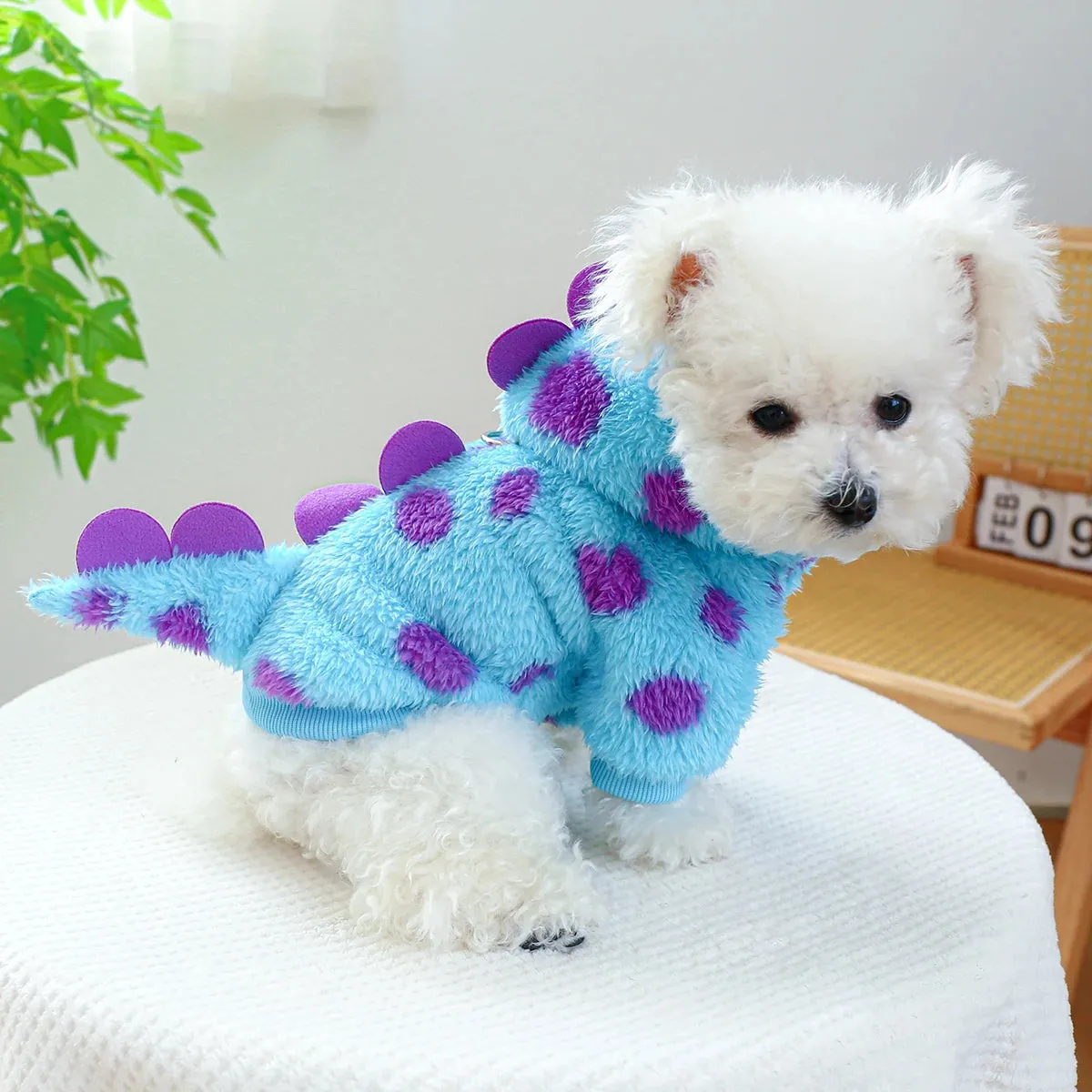 [Best for IG TT] Jurassic Pup Blue Dinosaur Hoodie