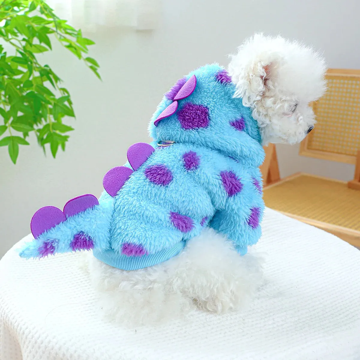 [Best for IG TT] Jurassic Pup Blue Dinosaur Hoodie