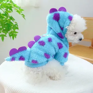 [Best for IG TT] Jurassic Pup Blue Dinosaur Hoodie