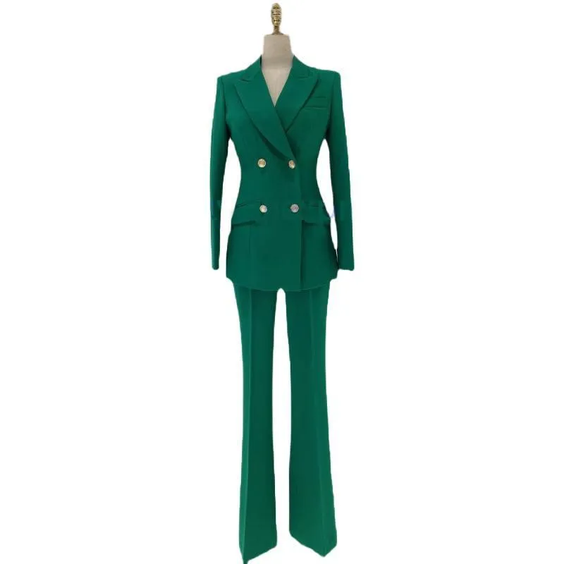 Double-Breasted Formal Women Pantsuits - Women Trouser Suits - Trouser Suit