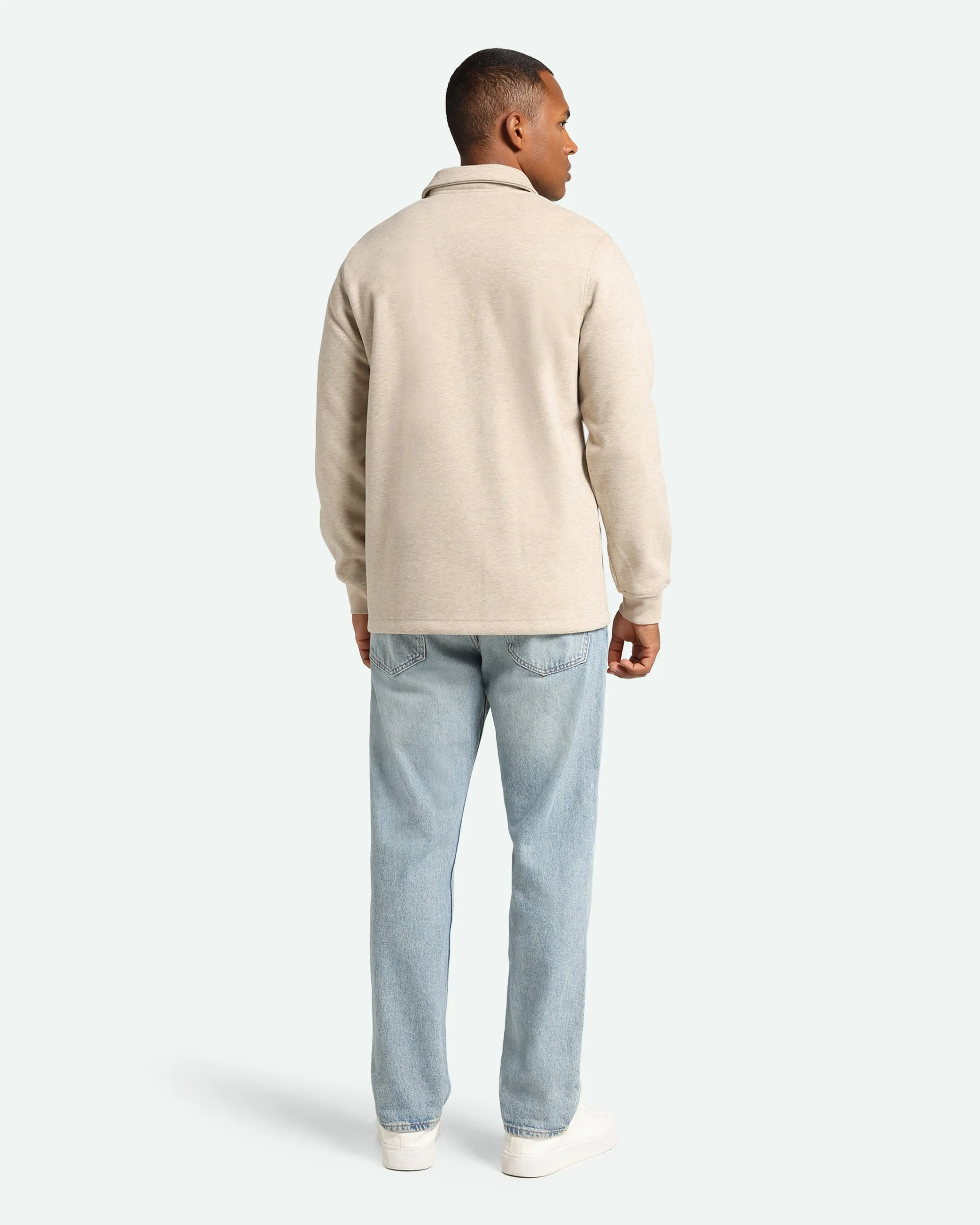 Falcon Reg Halfzip 3913 Sweat - Silver Cloud