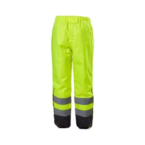 Helly Hansen Men's Hi Vis Winter Work Pants 70445 Alta - Insulated, Pull-On, Waterproof, Breathable, ANSI Class E, Reflective, Adjustable | Sizes S-4XL