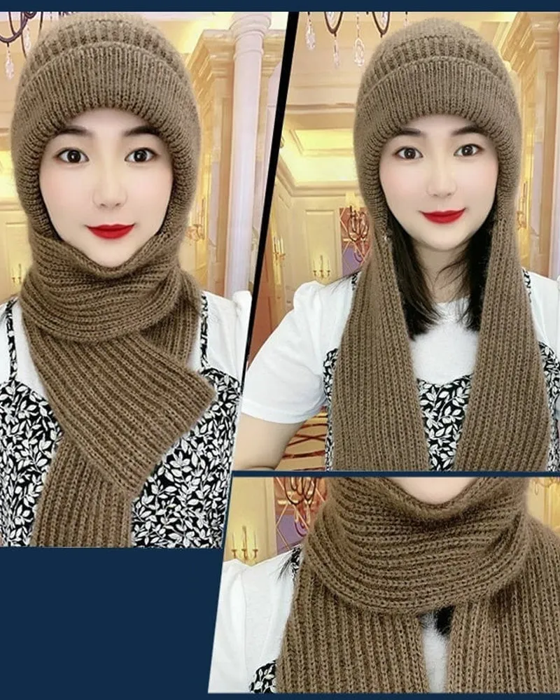 Integrated Ear Protection Windproof Cap Scarf