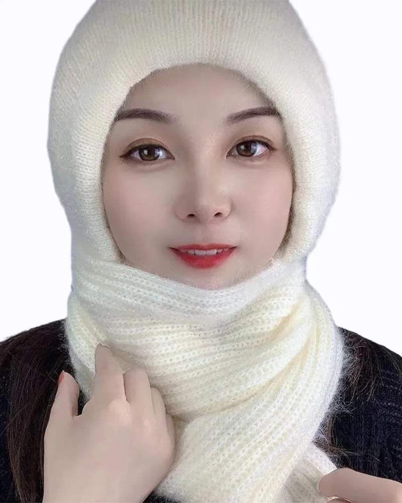 Integrated Ear Protection Windproof Cap Scarf