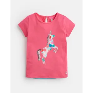 Joules Maggie Pink Unicorn Shirt