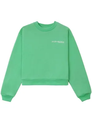 Kelly logo-print jumper