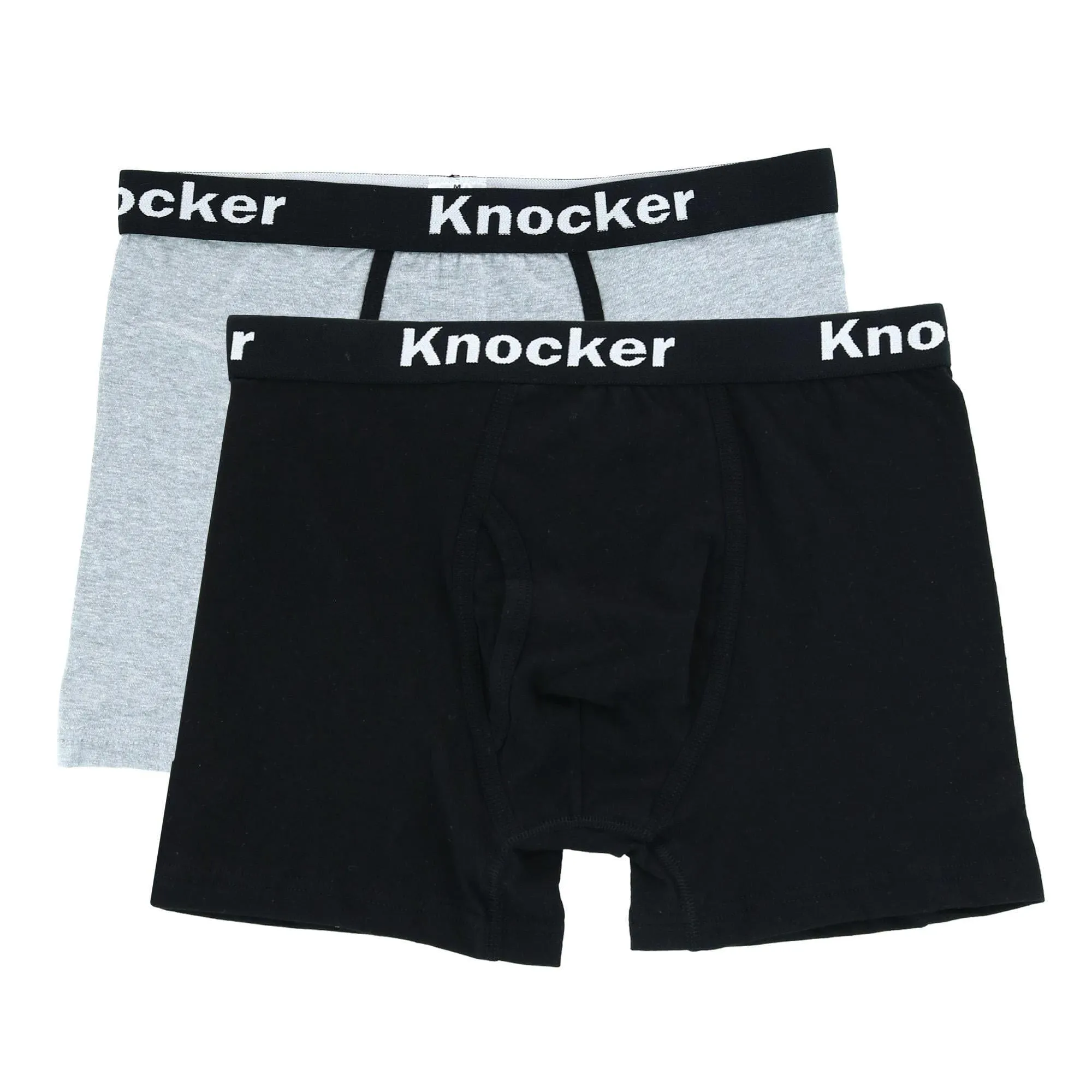 Knocker Men's Boxer Briefs with Contrasting Trim (2 Pack)