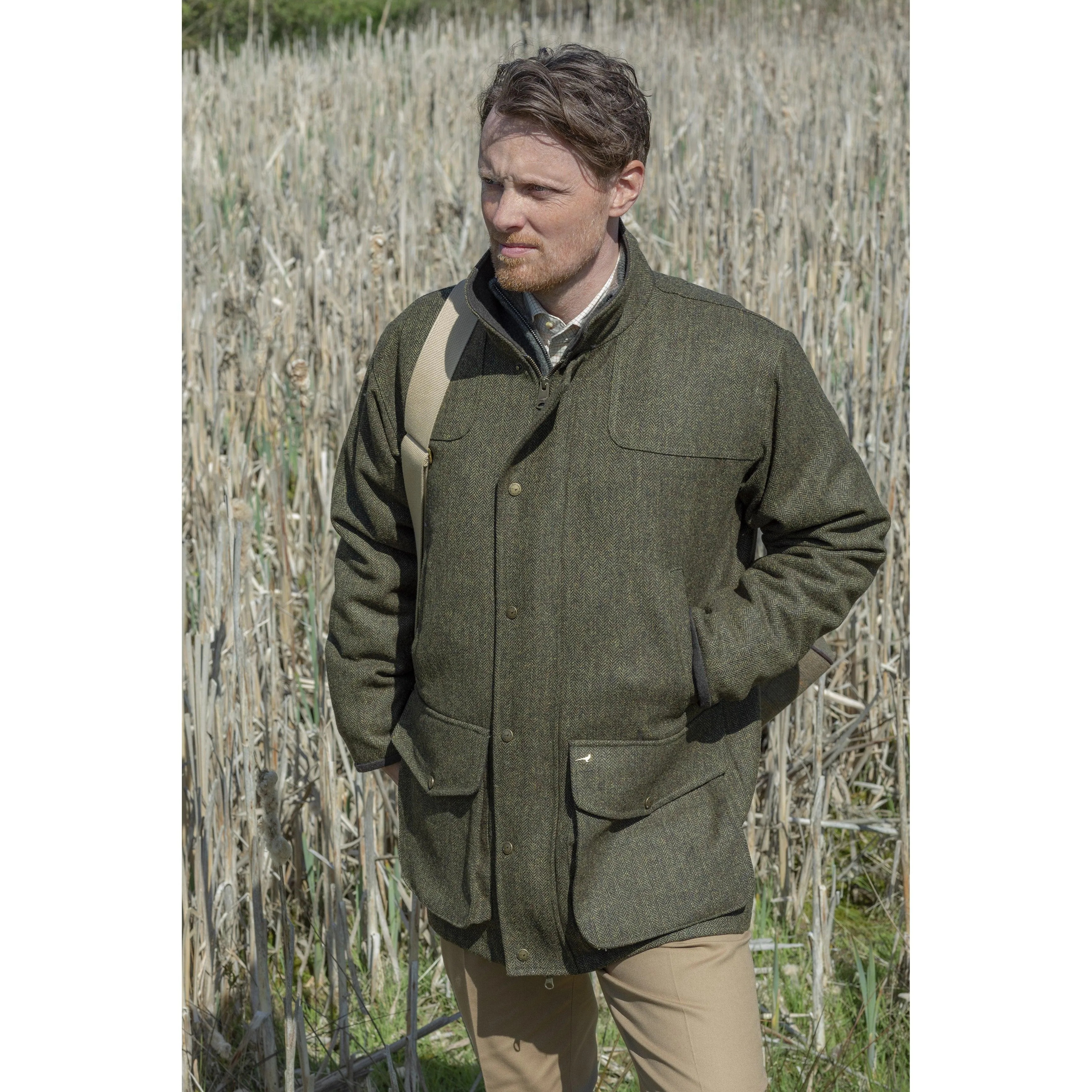 Laksen Cortham CTX Waterproof  Mens Tweed Coat - Kirkton Tweed