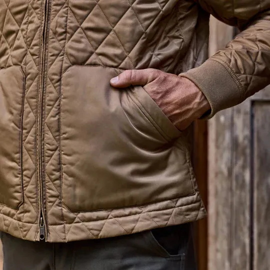 Logan Bomber Jacket - Camel Tan