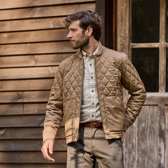 Logan Bomber Jacket - Camel Tan