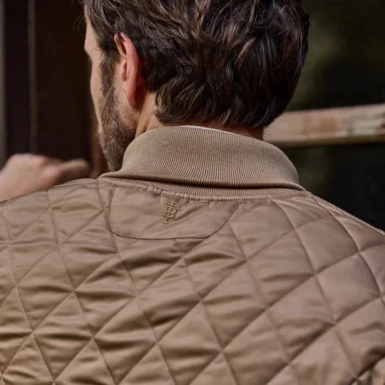 Logan Bomber Jacket - Camel Tan