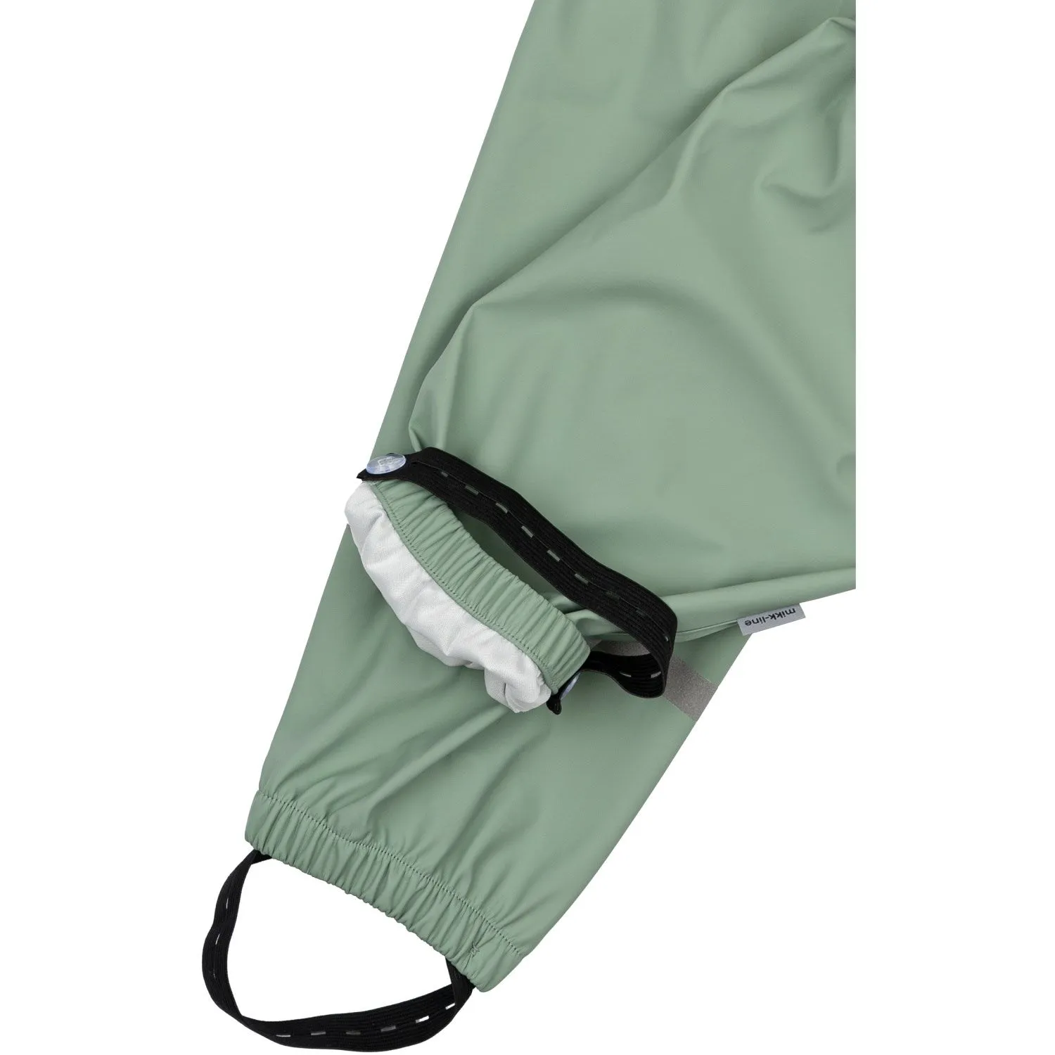 Mikk-Line Green Bay AOP Suspenders PU Rain Set