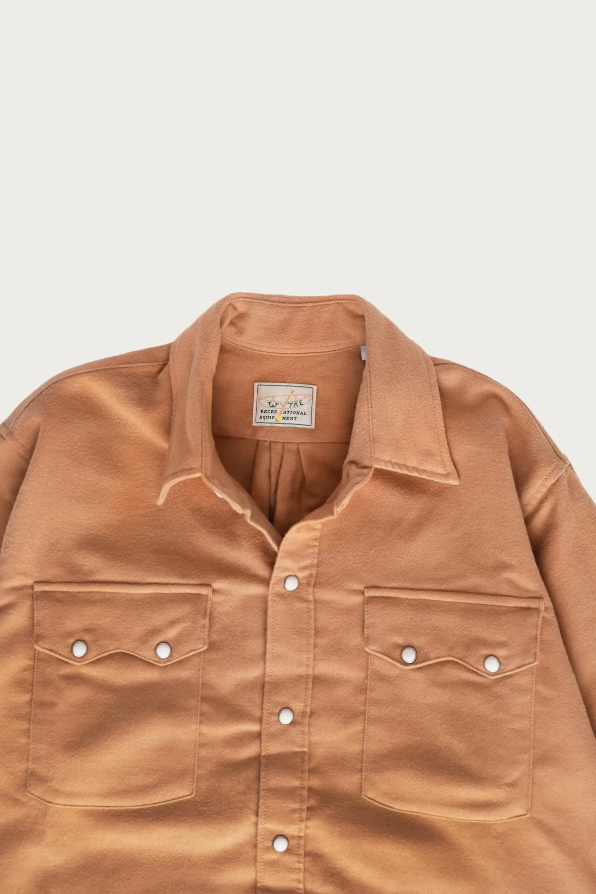 Moleskin Pearl Snap Shirt - Nectar