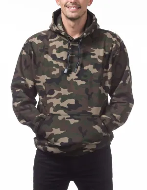 Pro Club Heavyweight Fleece Pull Over Hoodie Sweater - Camo