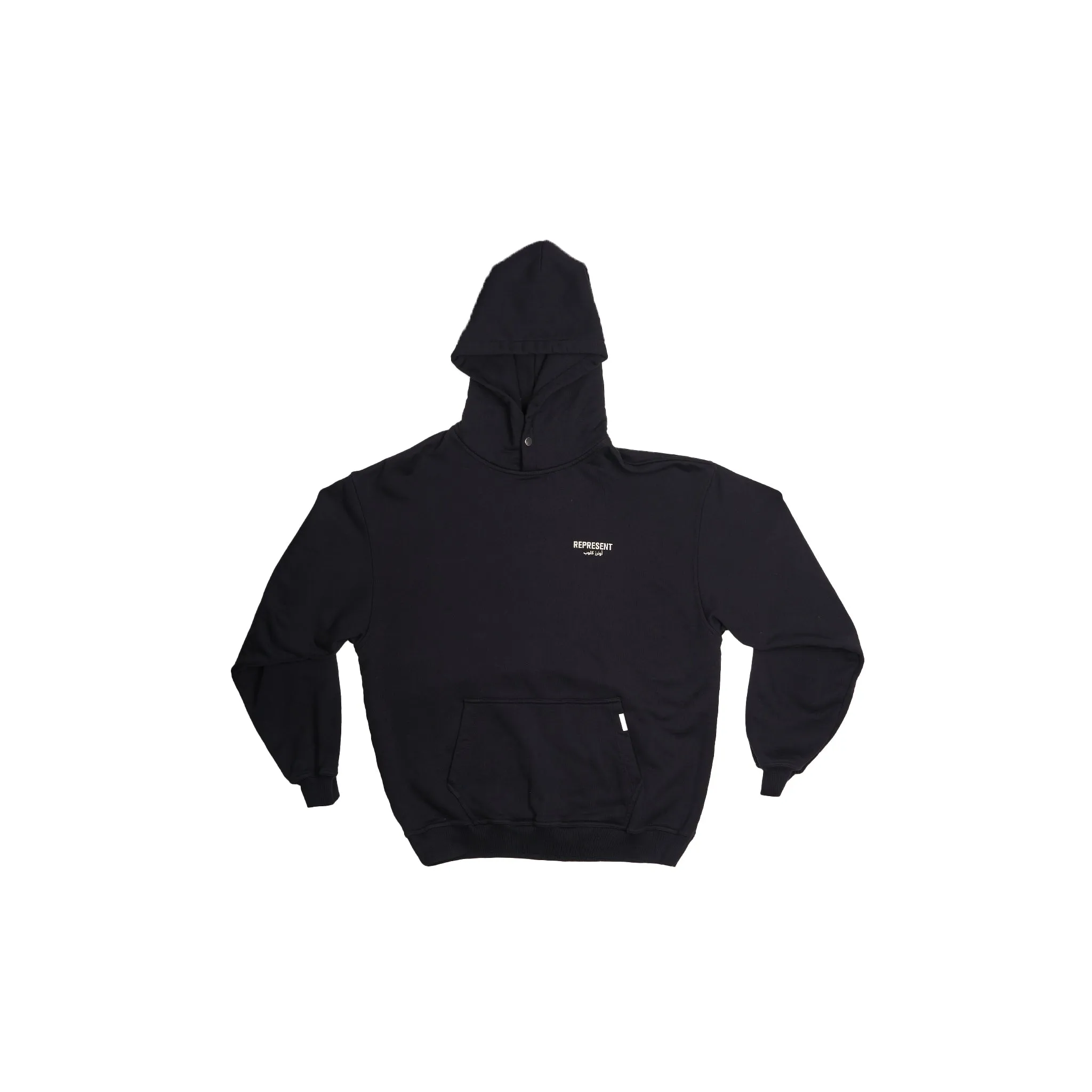 Represent Ounass Owners Club Hoodie Jet Black