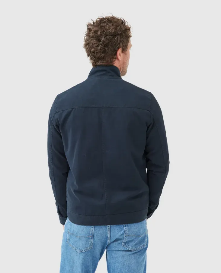 RODD & GUNN<BR>
Armitage Casual Jacket<BR>
Navy<BR>