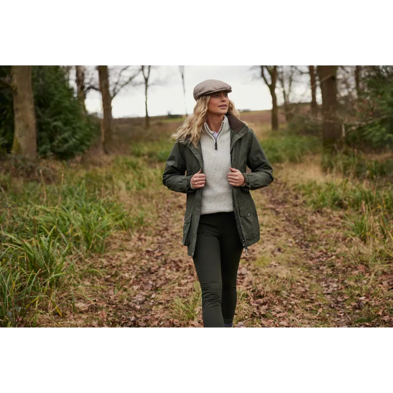 Schoffel Teal Ultralight Ladies Venturi Waterproof Country Field Coat - Forest