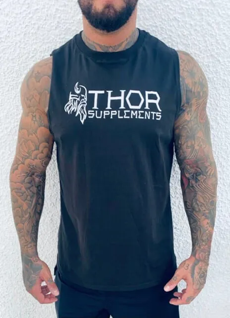 Thor Sleeveless Tee | Black