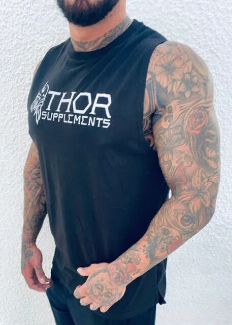 Thor Sleeveless Tee | Black