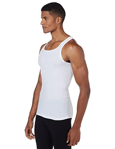 Ultimate Men's 7-Pack ComfortSoft Tank, White, X-Large