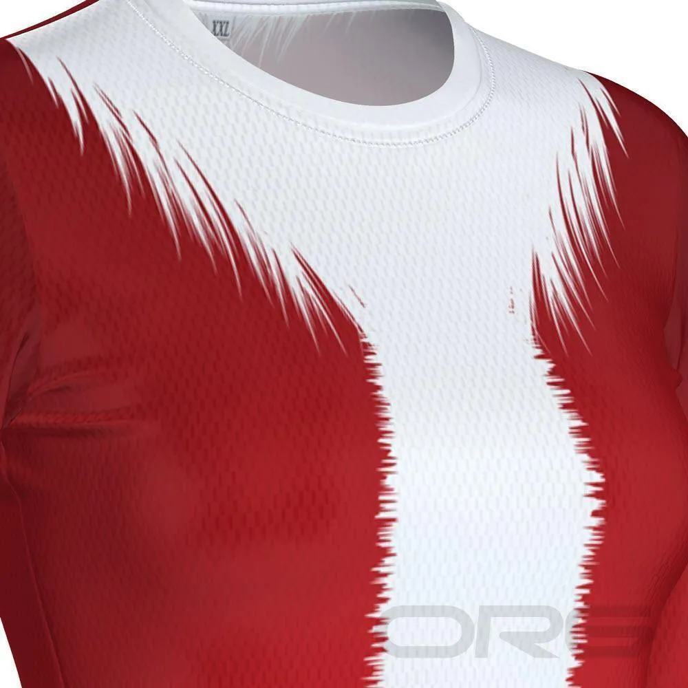 Women's Santa Claus Christmas Suit Long Sleeve Running Shirt