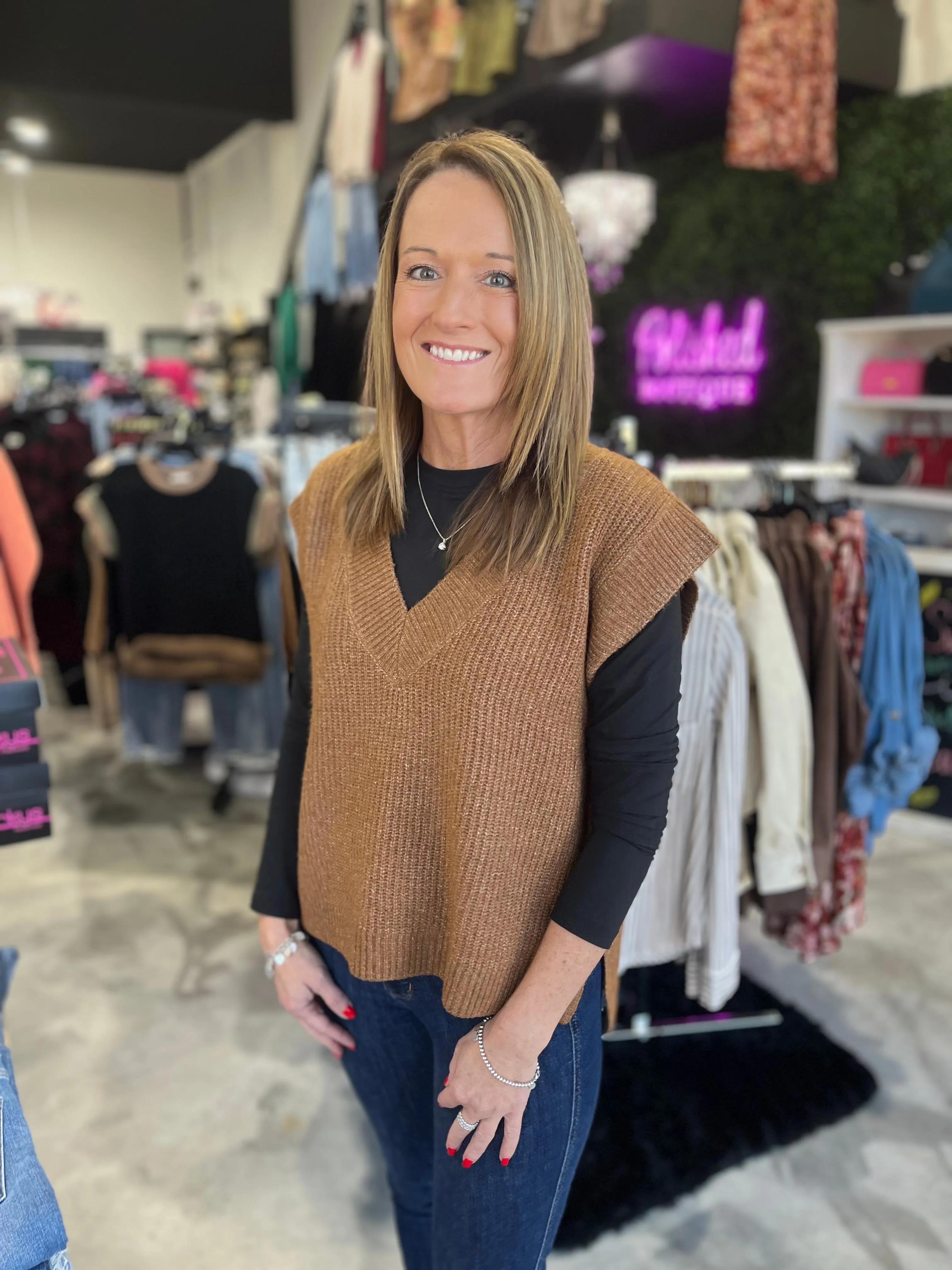 Zenana Sweater Vest